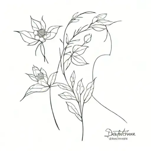 Dainty Tattoos Representig Poland