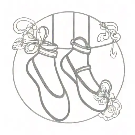 Globe And Ballet Shoes Hanging