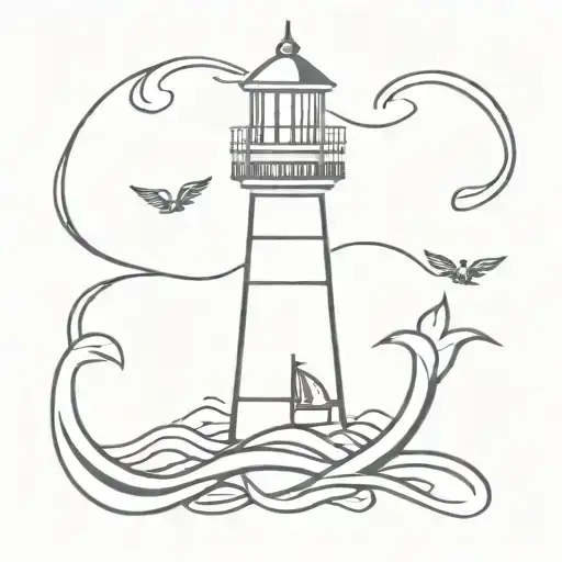 Lighthouse Anchor Intertwined