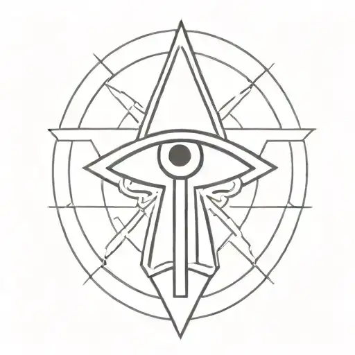 Ankh Symbol With Eye