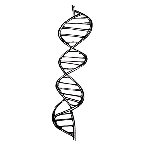 Dna Double Helix For Friends