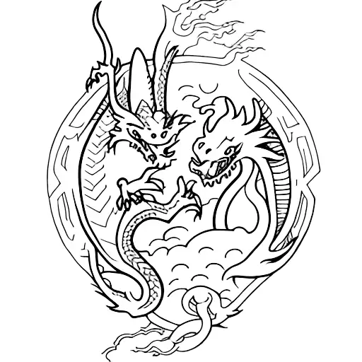Dragon And Elf
