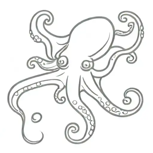 Octopus With One Eye