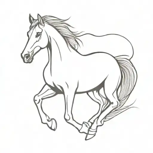 Horse Galloping