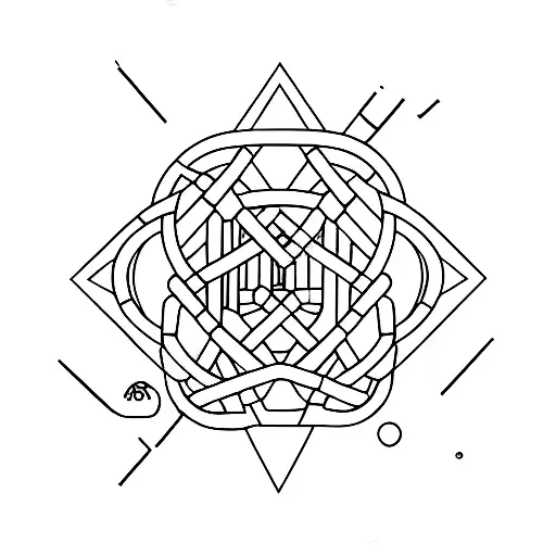Dopamine Molecule With Japanese Symbol For Strength