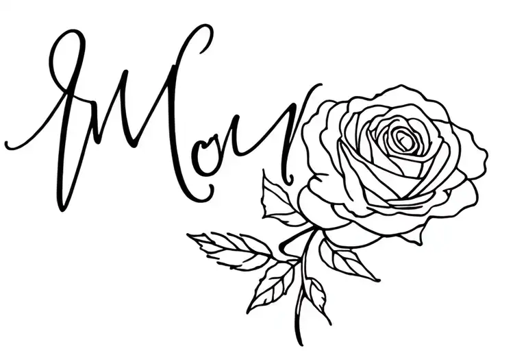 Rose With Mom Written