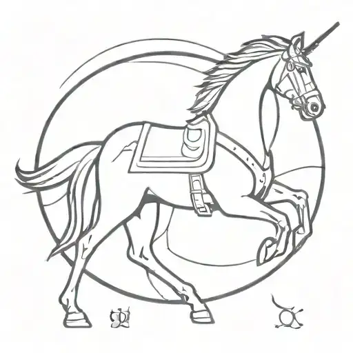 The Rebellion Logo From Star Wars United With Horse