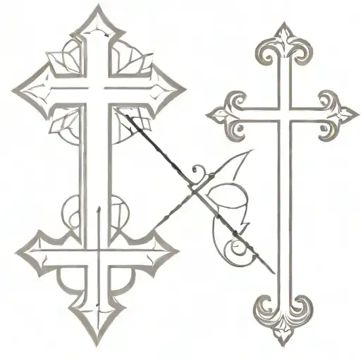 United Kingdom And Christian Cross