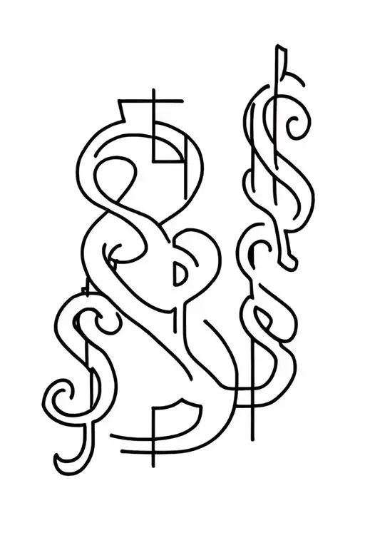 Video Game And Music And Suffer And Peace And Gym And Money And Dollar Symbols