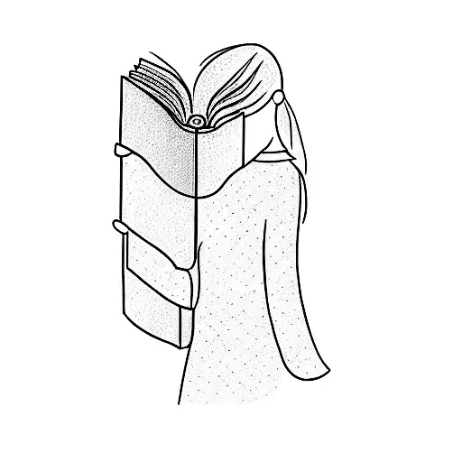 A Woman Reading A Book