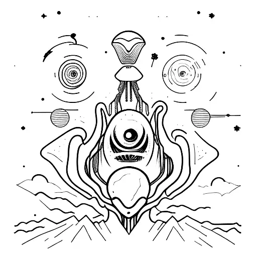 Alien In A Simulation In Nature Pretty