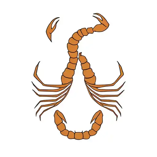 Leo And Scorpion Sign Intertwined