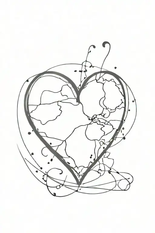 Broken Heart Around The Space