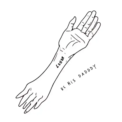 Plus Baby Wrist His Daddy