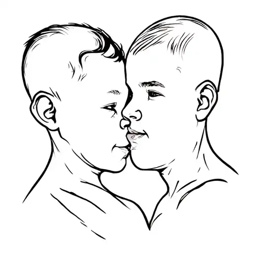 Check Between Baby And His Daddy