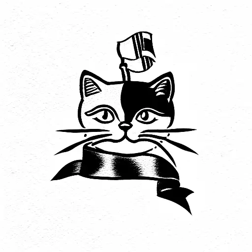 Cat With Cyprus Flag