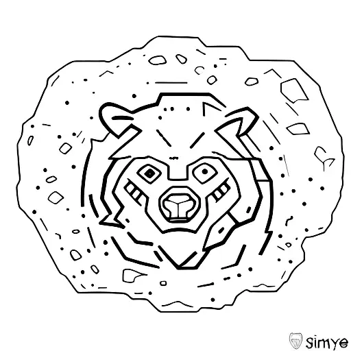 I Want A Tattoo Of A Bear Made Of Rocks