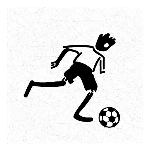 Father And Son Footballstadium