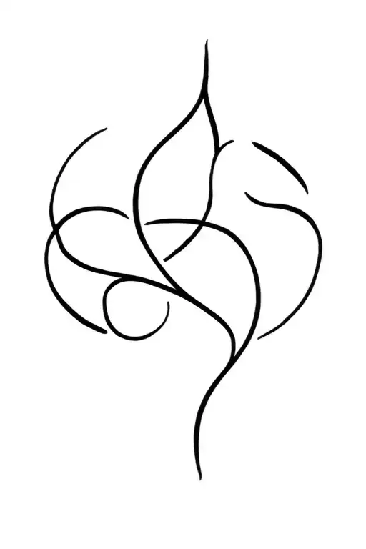 Freedom Courage Love Symbol Intertwined