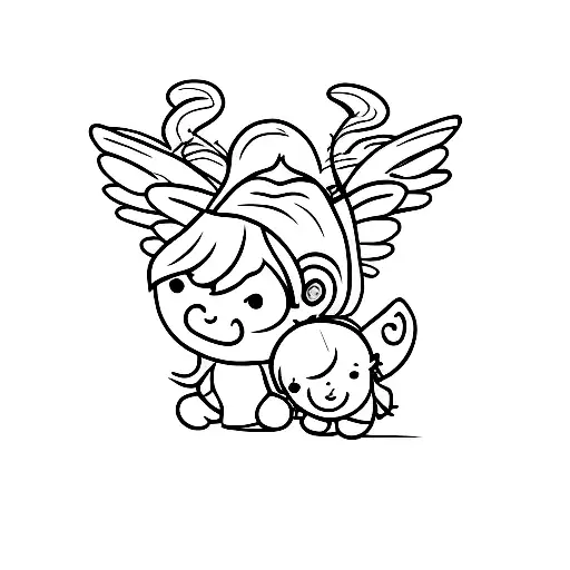 Baby Angel And Baby Devil