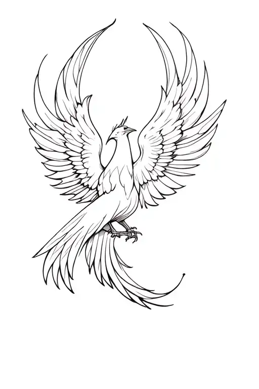 Phoenix Fine Line Art