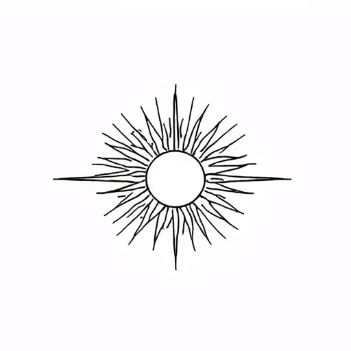 Sun Over A Vortex Shedding