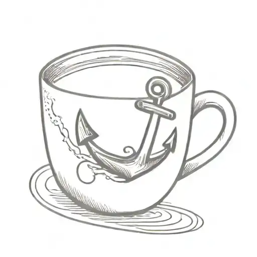Coffee Cup With Anchor Incorporated