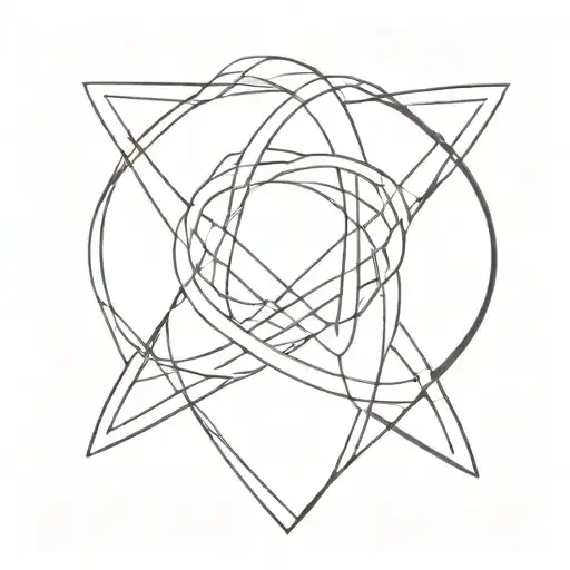 Scw Combined Into A Single Symbol Intertwined