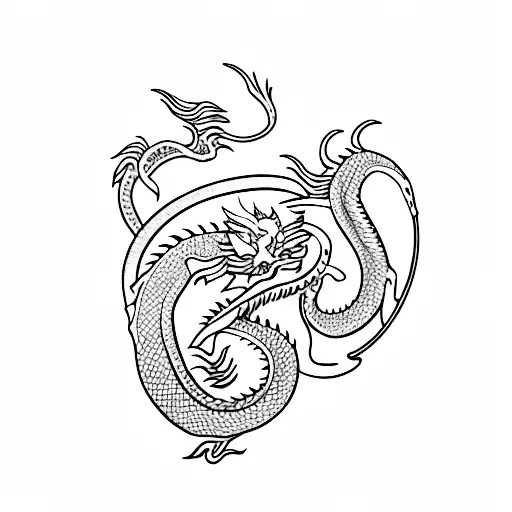 Golden Dragon On Wrist