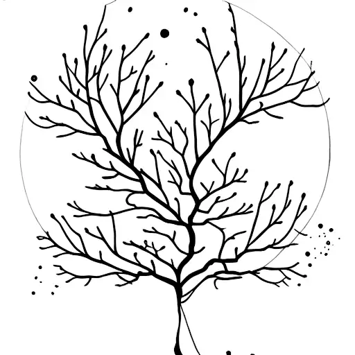 Tree Watercolor Skinny