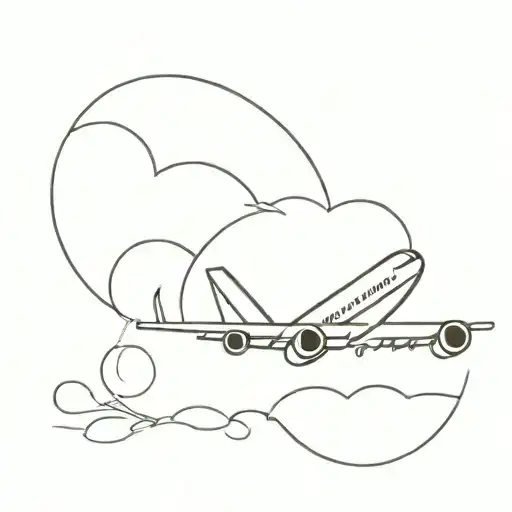 Airplane Flying Towards