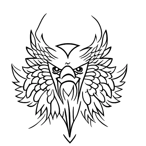 Eagle With A Woman In His Back