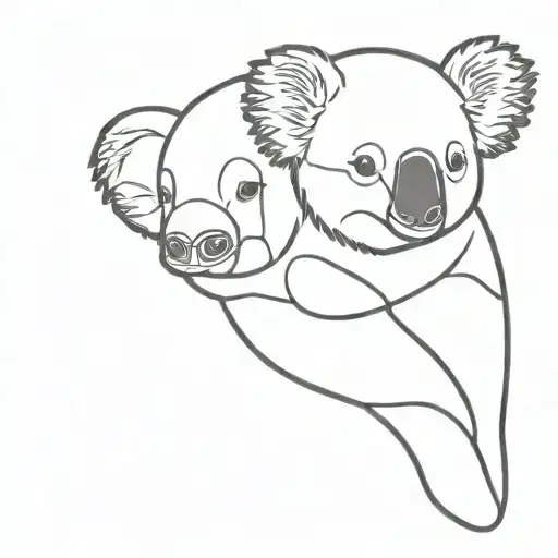 Koala Bear Head And An Orca