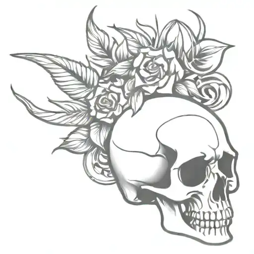 Bintang Beer And Car Turbo Skull With Black Metal