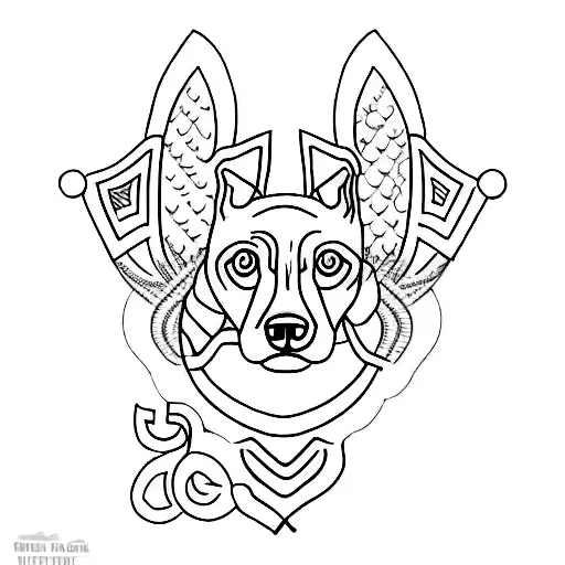 A Symbolic Representation Of A Dog's Loyalty And Companionship