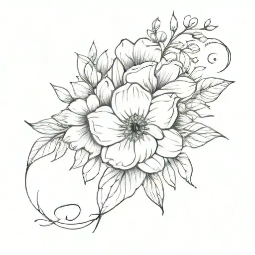 Birth Flower Bouquet