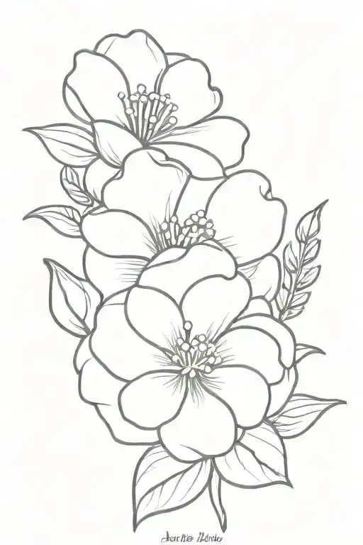 May July August Birth Month Flower Bouquet