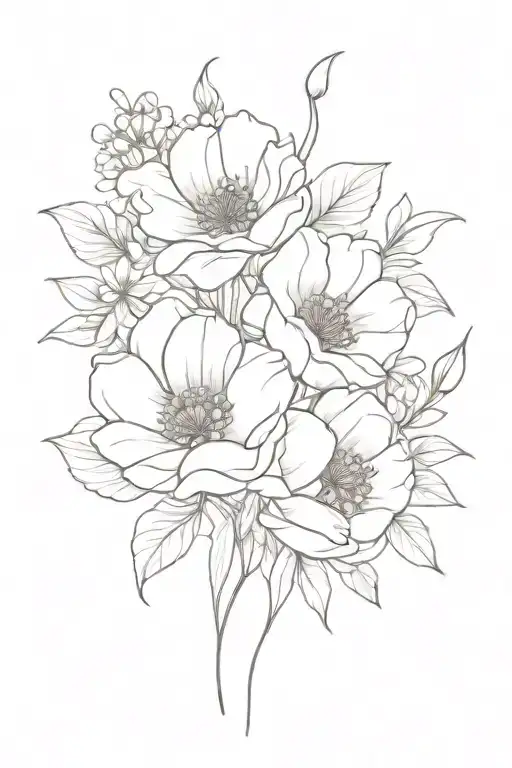 November Birth Flower Bouquet