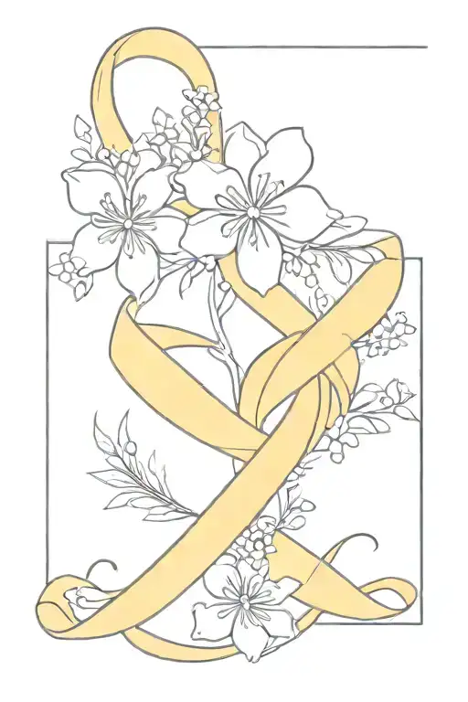 Forget Me Not Flowers Yellow Ribbon Barney Love Song