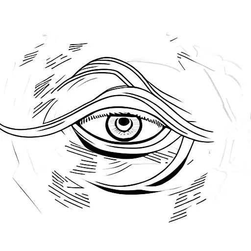 Evil Eye Attacked By A Scorpion