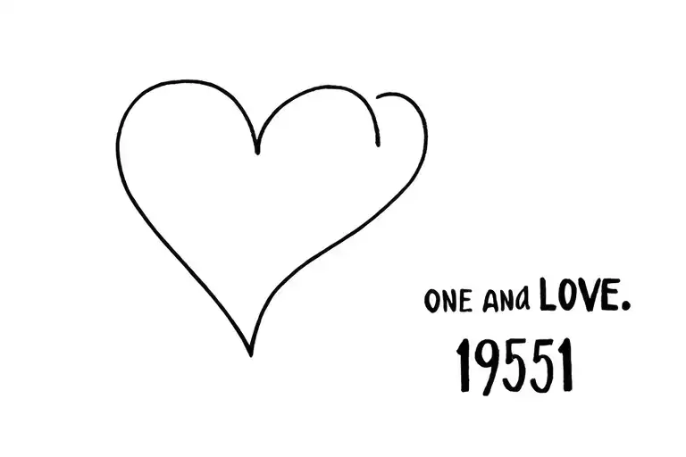 Says One Love And Has 1951 In It