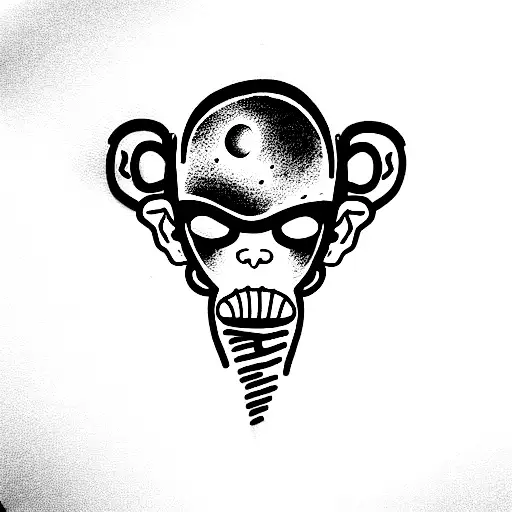 Cyborg Alien Monkey