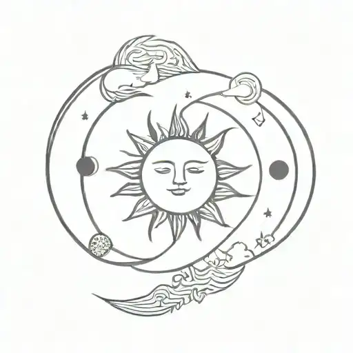Sun And Moon Phases