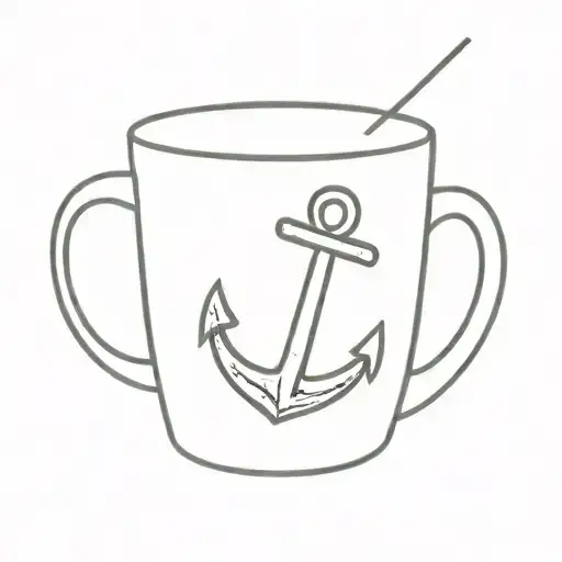 Coffee Cup With Anchor Incorporated