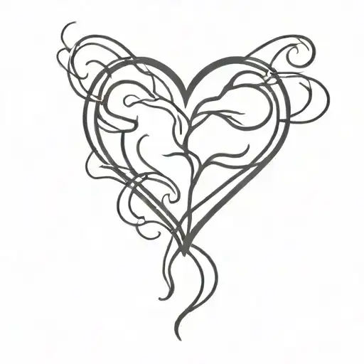 Fire Heart And Brain Intertwined