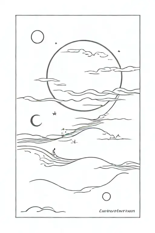 Inside The Postage Stamp Is The Sea And The Moon