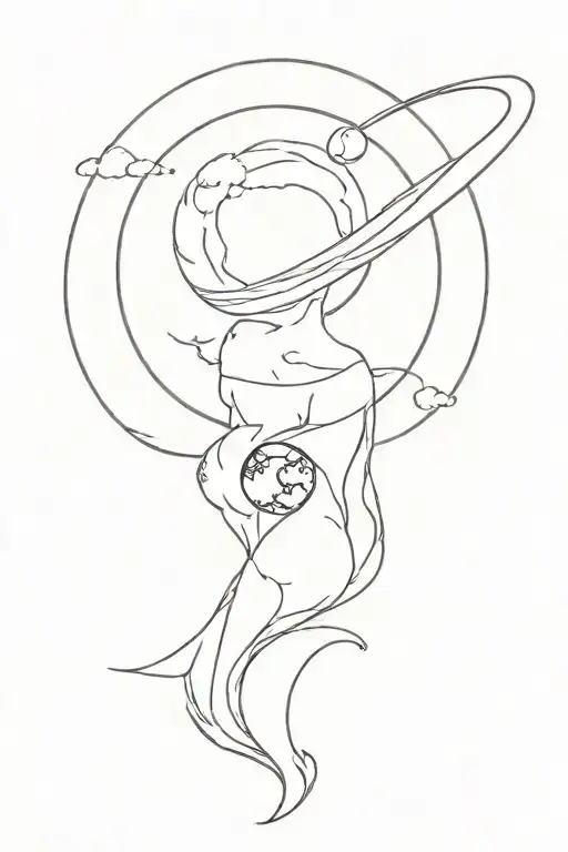 Inside The Postage Stamp Is The Sea And The Moon Surrounded