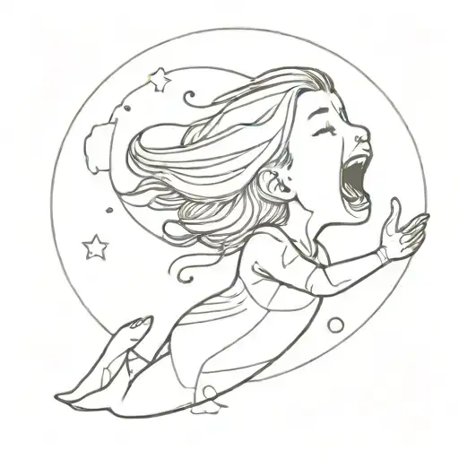 Hypersensitive Little Girl Screaming And Universe