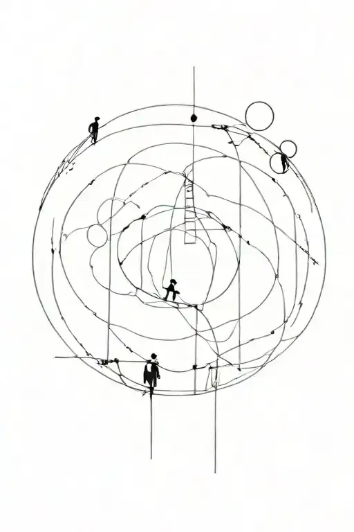 Abstract Observing Life From A Far So You Don't Get Hurt