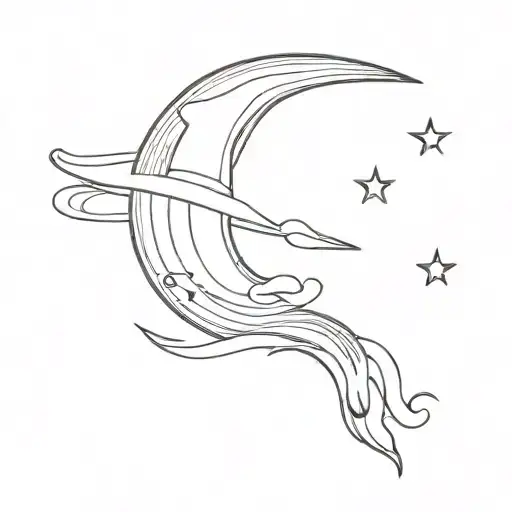Sleepy Moon With Hat